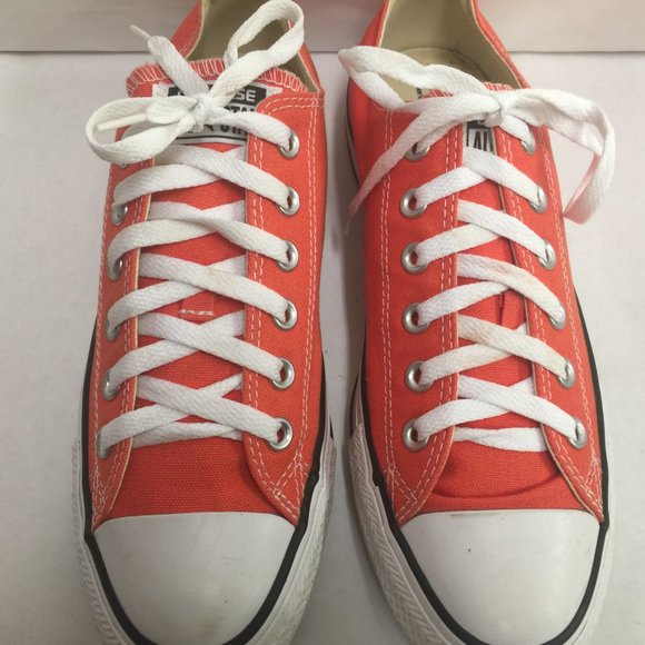 Converse All Stars Shoes Orange Unisex 7 Men 9 Women - Picture 5 of 14